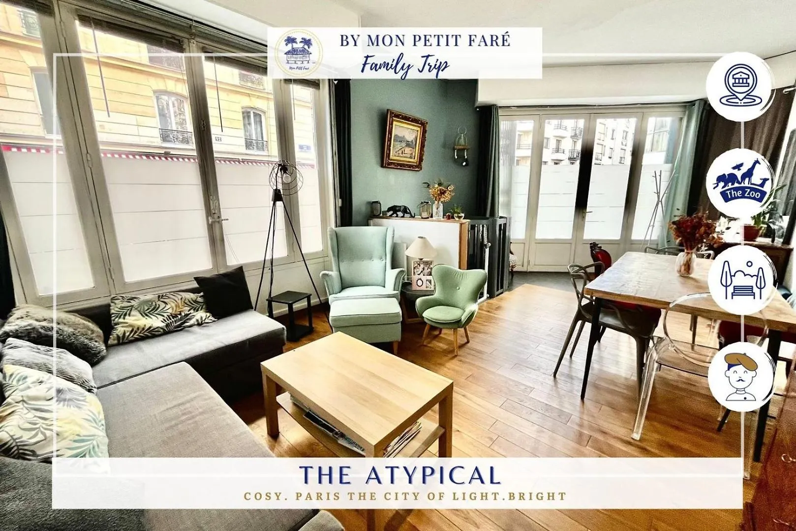 L'Atypique - Cosy & Lumineux Apartman Párizs